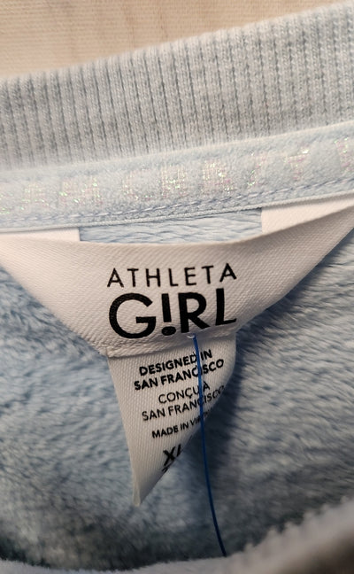 Athleta Girl's Size 14 Light Blue Sweatshirt