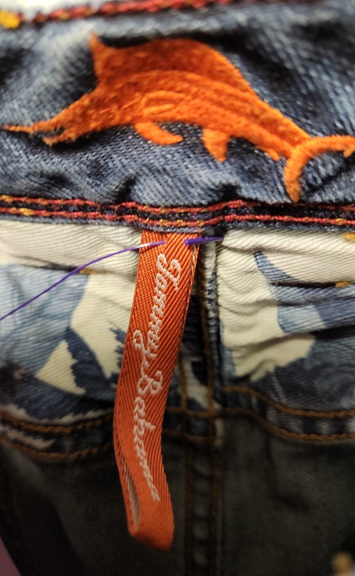 Tommy Bahama Men's Size 40x30 Blue Jeans Sand Drifter Authentic Straight