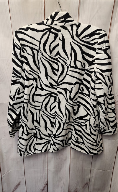 Rachel Zoe Women's Size S White & Black Blazer