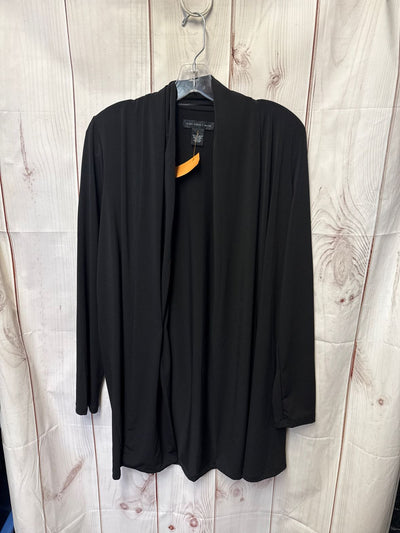 Joan Vass Women's Size M Black Cardigan