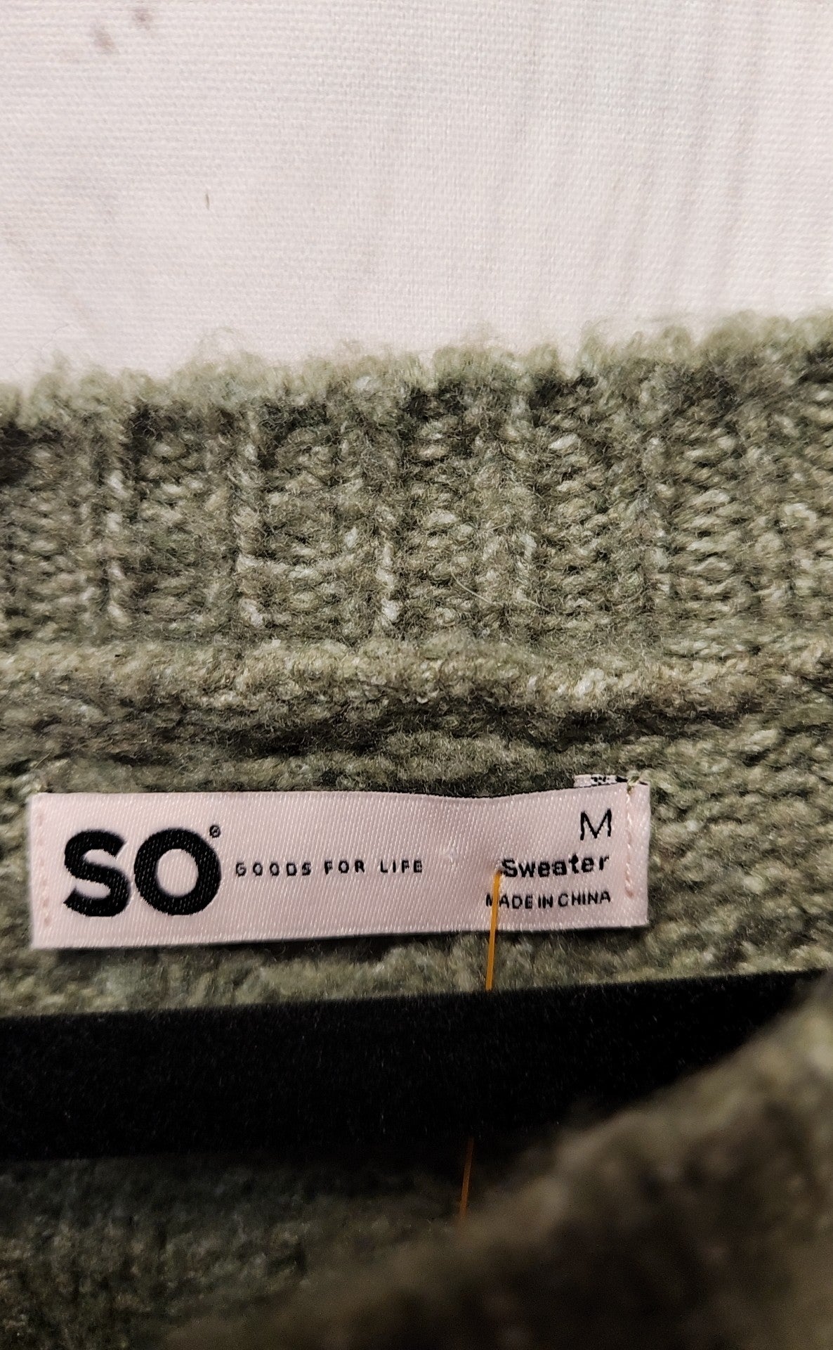 So Women's Size M Green Sweater