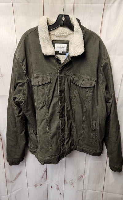 Goodfellow Men's Size XXL Green Corduroy Jacket