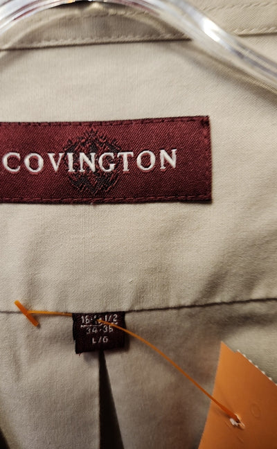 Covington Men's Size L Beige Shirt