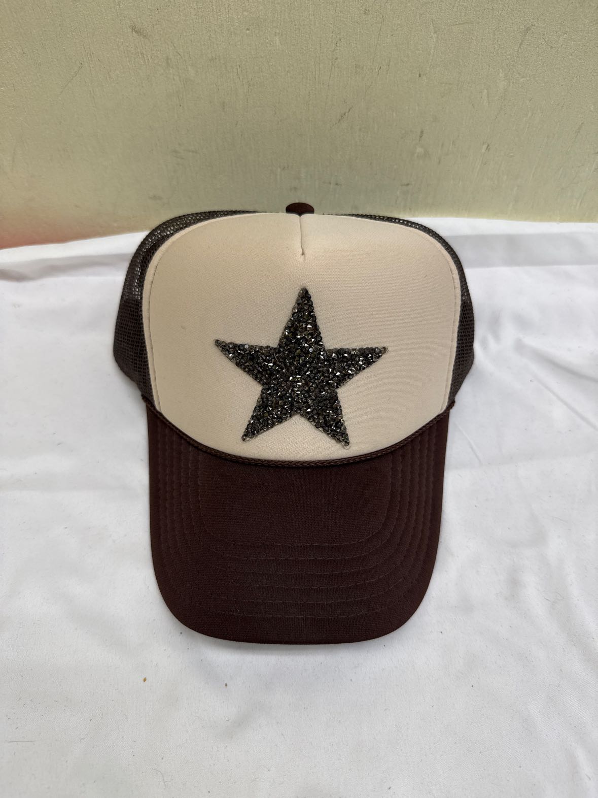 Size Adjustable Brown Hat