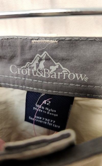 NWT Croft & Barrow Men's Size 42 Beige Shorts