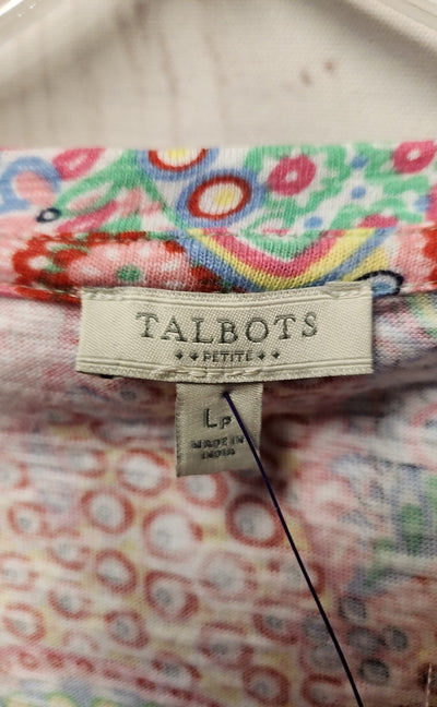 Talbots Women's Size L Petite Pink Dress