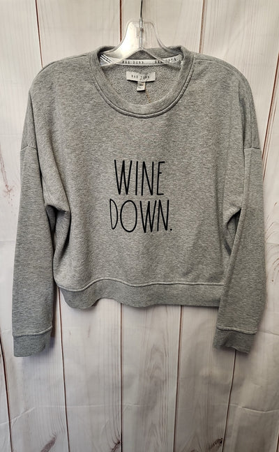 Rae Dunn Women's Size M Gray Sweatshirt