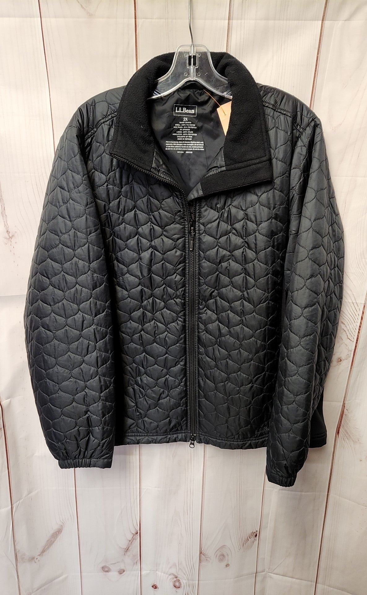 LL Bean Women's Size 2X Black Jacket
