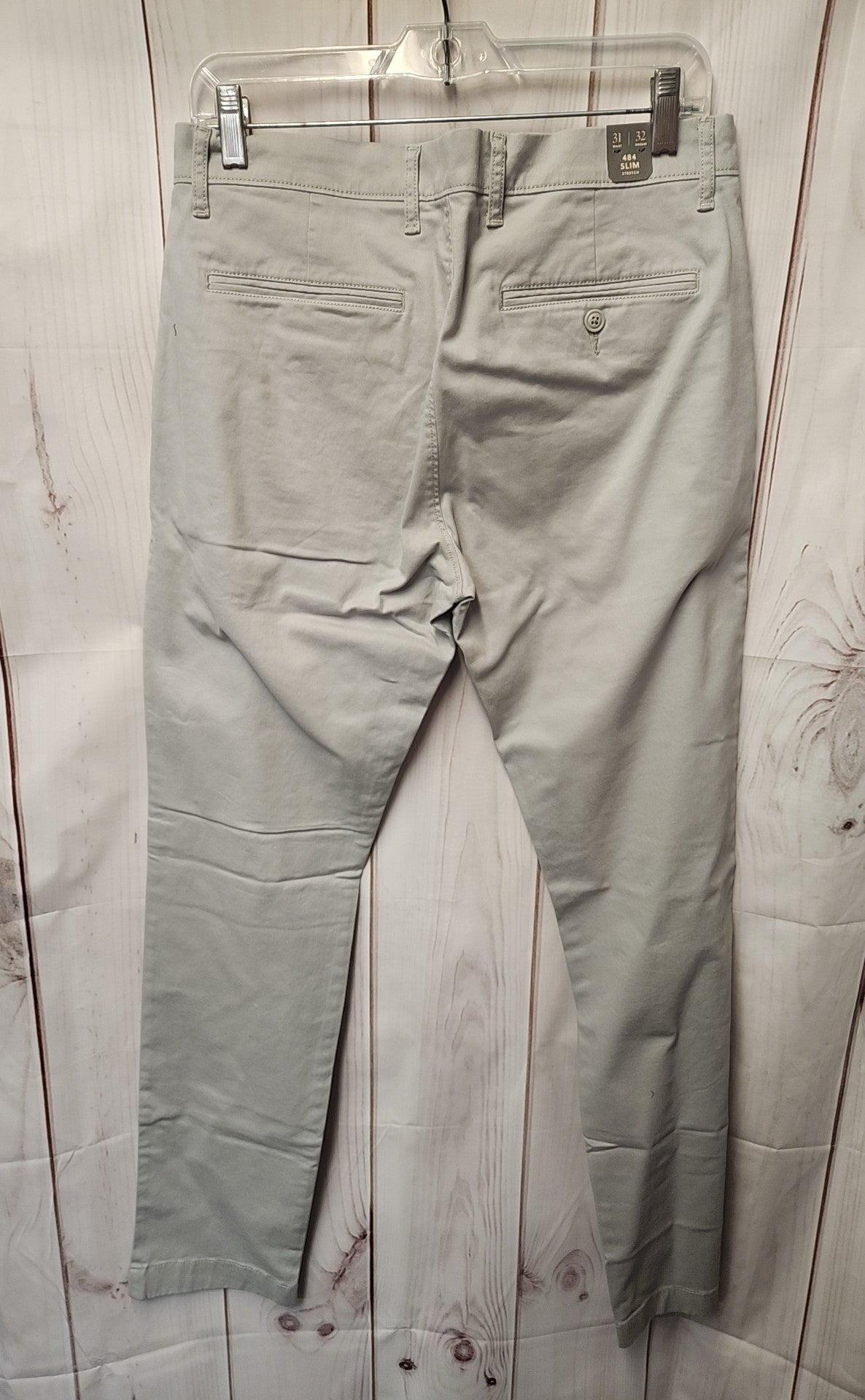 NWT J Crew Men's Size 31x32 Gray Pants 484 Slim