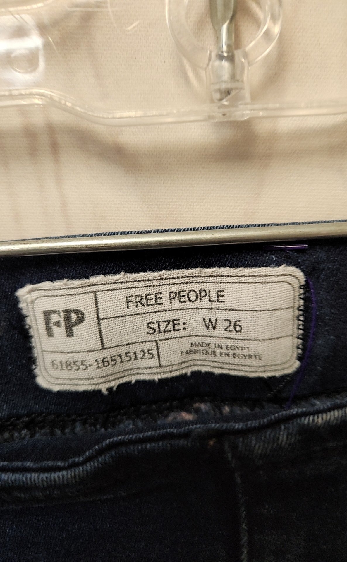 Free People Women's Size 26 (1-2) Blue Jeans