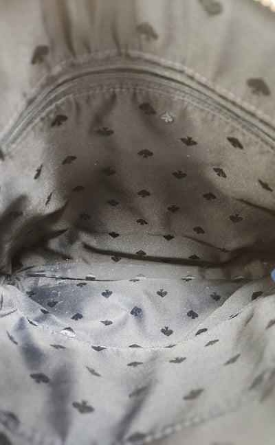 Kate Spade Blue Leather Crossbody Purse Bag