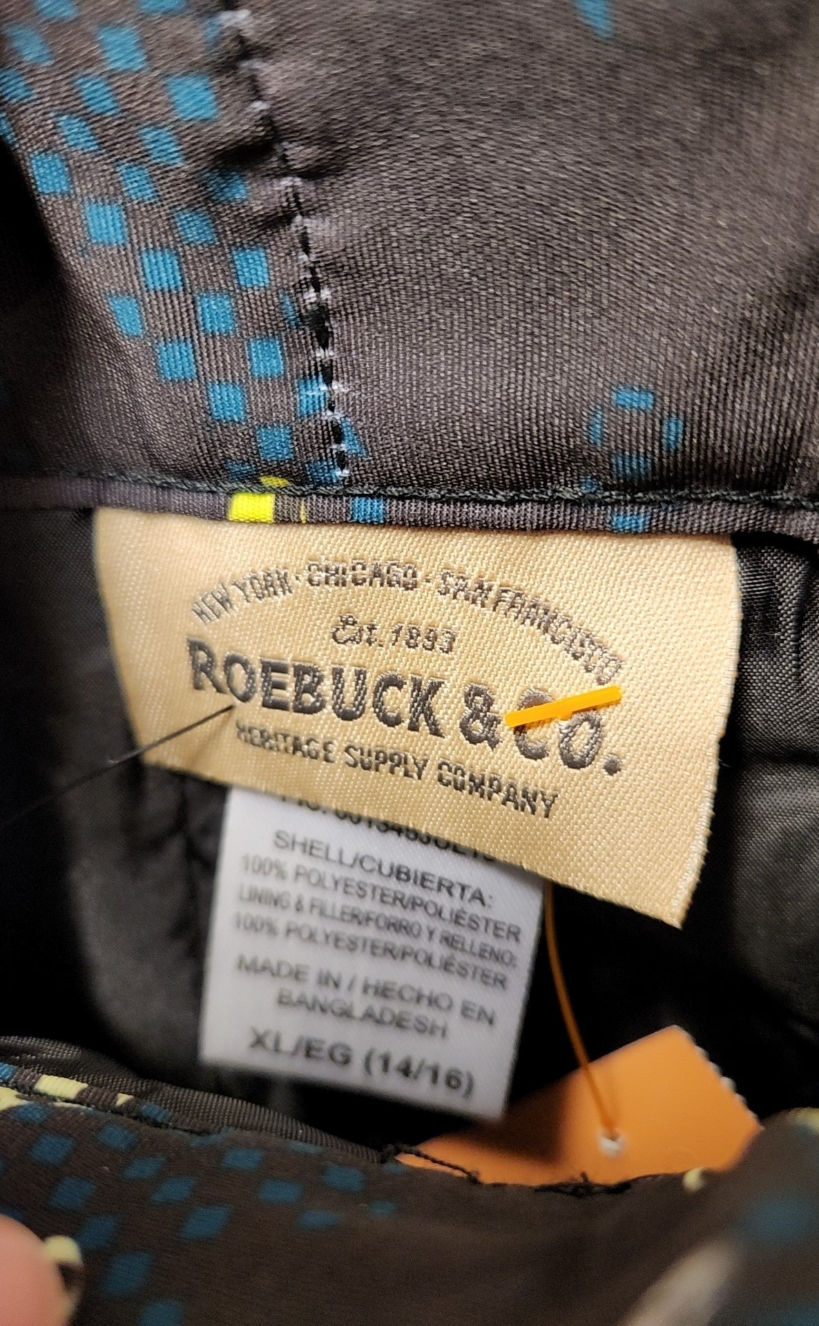 Roebuck & Co Boy's Size 14/16 XL Ski Snow Pants Camo Yellow, Green, Black