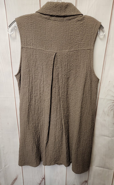 Yushi Women's Size S Brown Cardigan