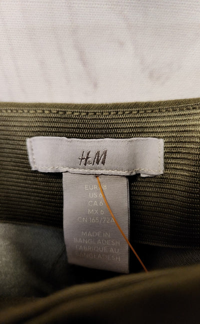 H&M Women's Size 6 Olive Green Pants