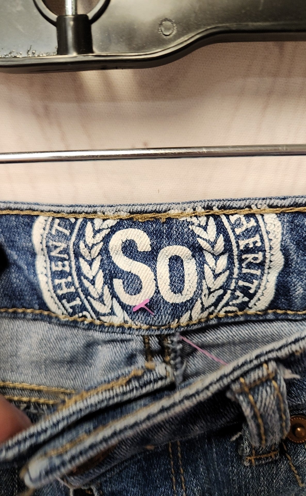 So Women's Size 5 Blue Shorts