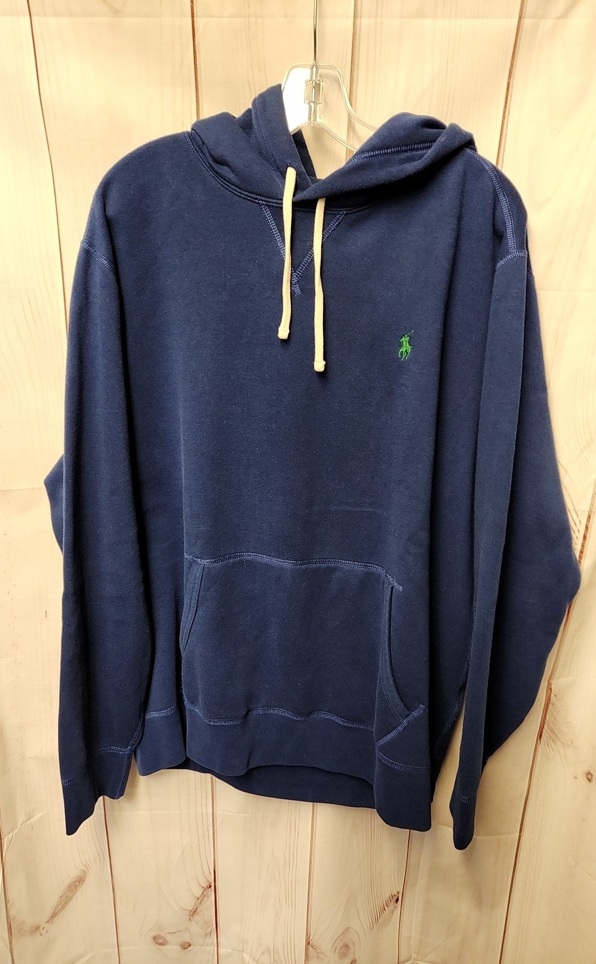 Polo by Ralph Lauren Men's Size XL Blue Hooded Sweatshirt