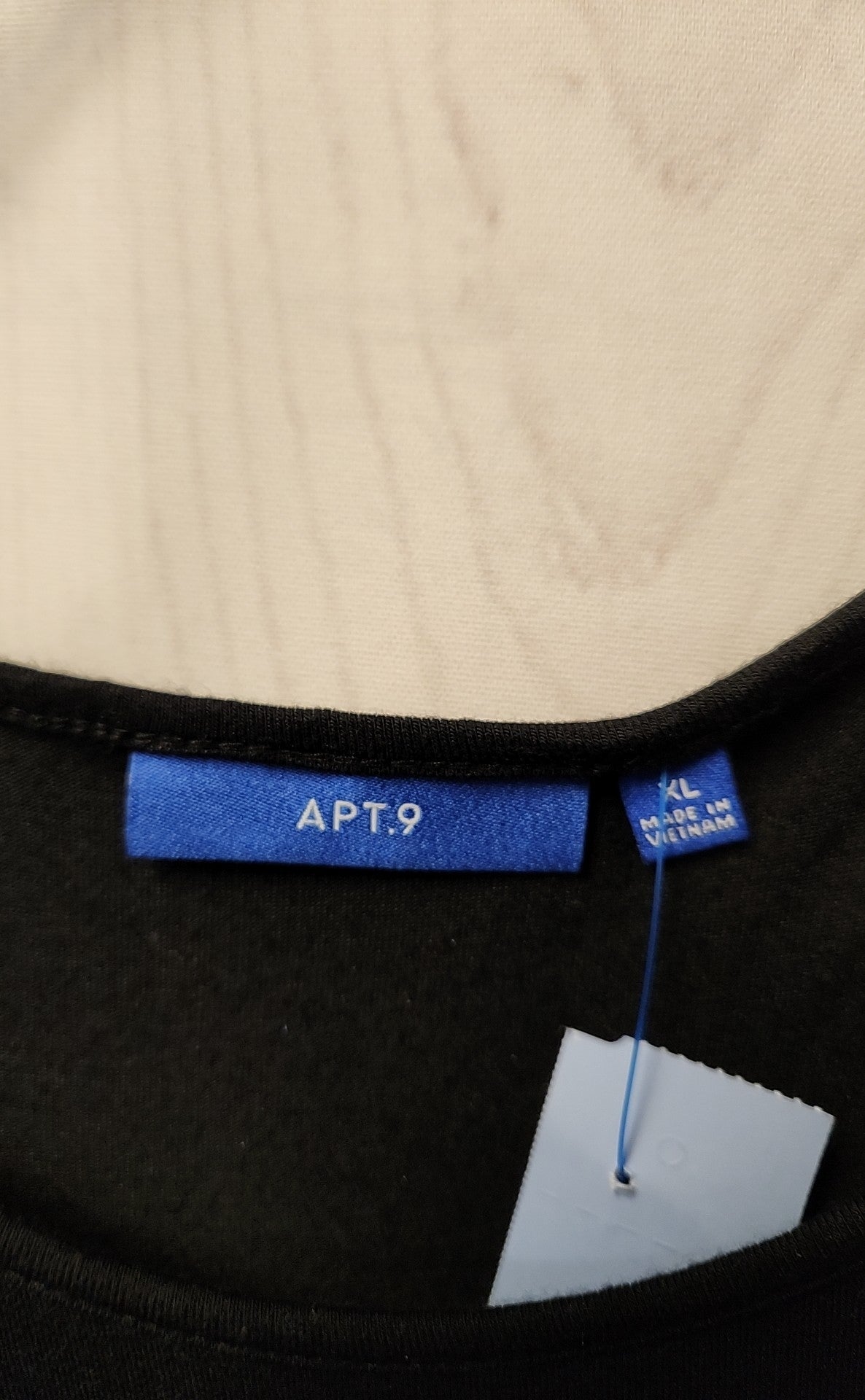 Apt 9 Women's Size XL Black Long Sleeve Top