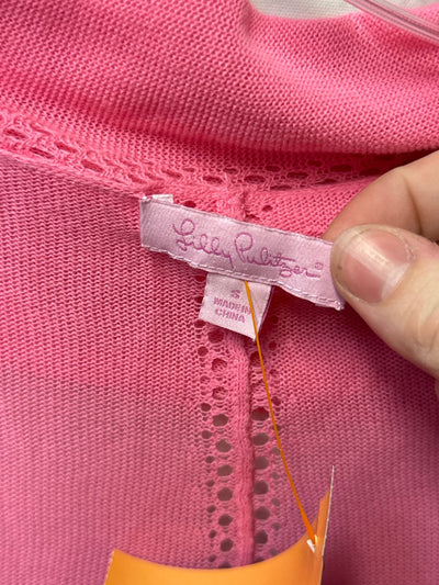 Lilly Pulitzer Women's Size S Pink Cardigan