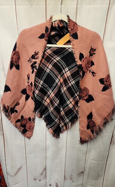 Candies Women's Size One Size Pink Floral Shawl