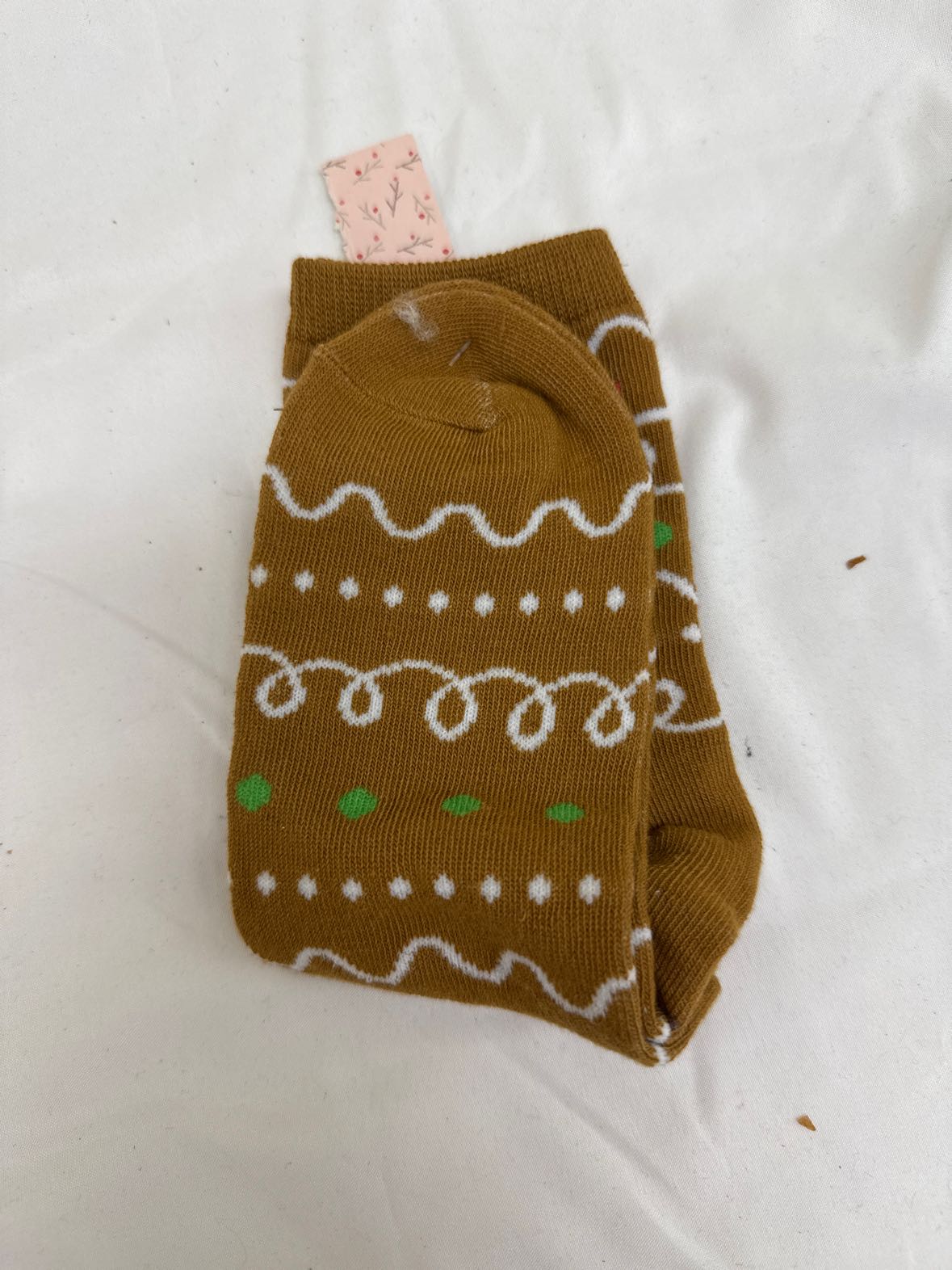 NWT Size One Size Brown Socks