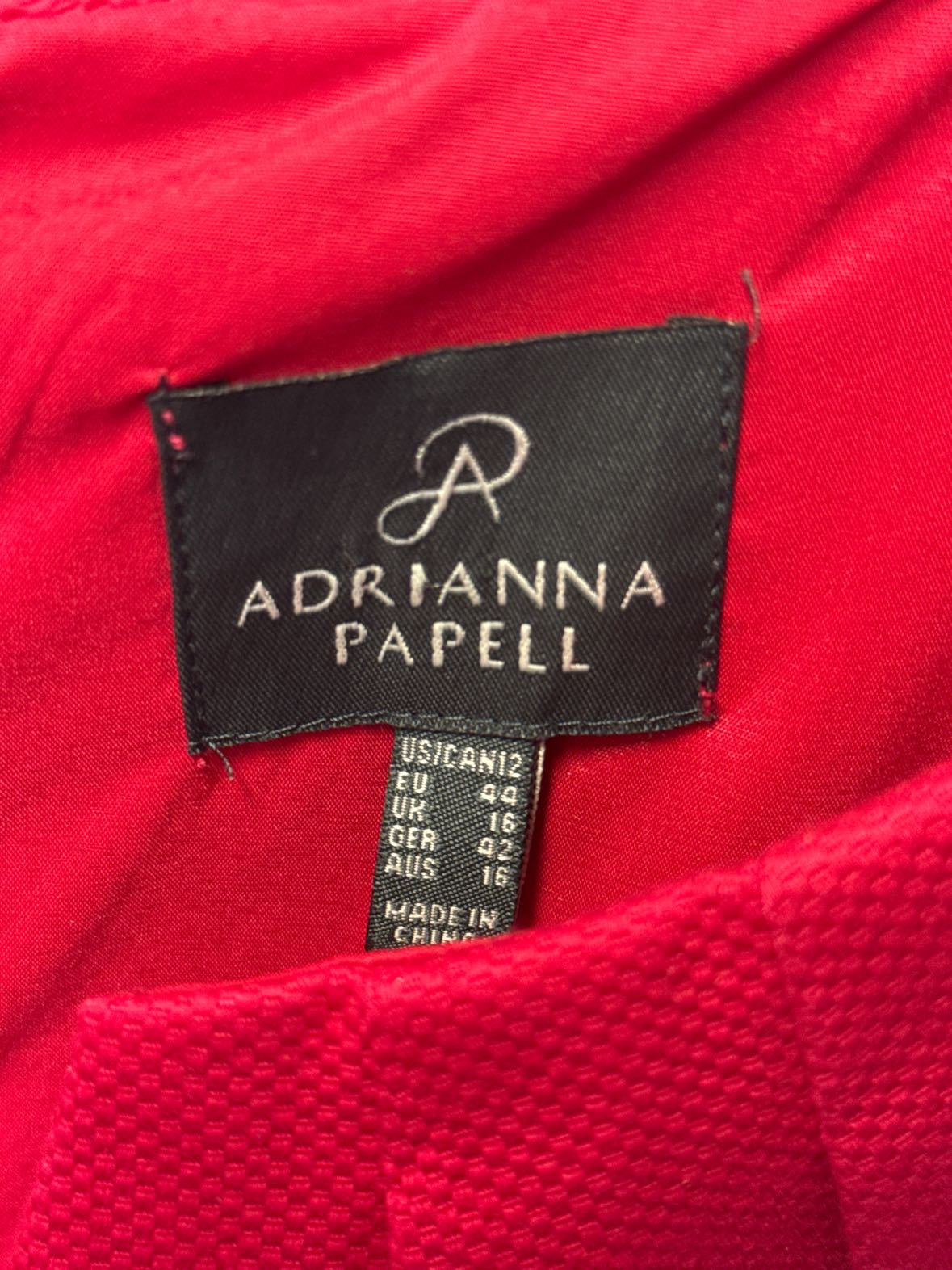 Adrianna Papell Women's Size 12 Pink Dress