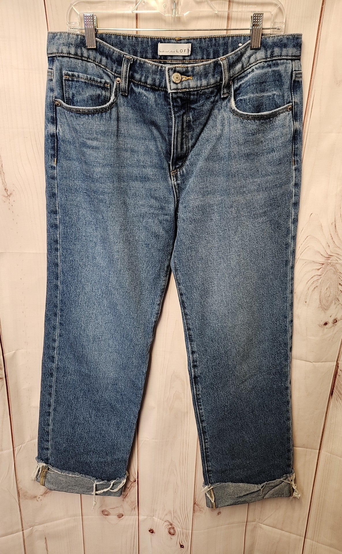 Loft Women's Size 29 (7-8) Blue Jeans The Slouchy Boyfriend