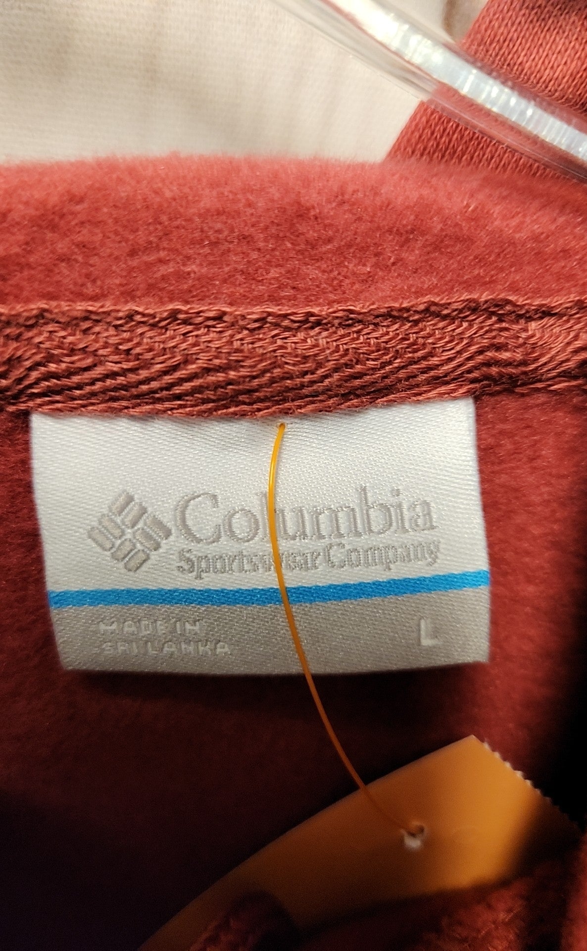 NWT Columbia Women's Size L Red Hoodie
