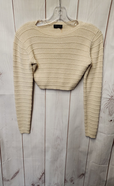 Naked Waredrobe Women's Size M Cream Sweater