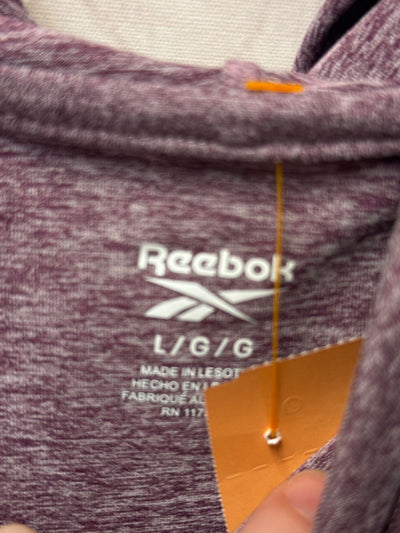 Reebok Women's Size L Purple Long Sleeve Top