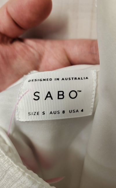 Sabo Women's Size S White Dress