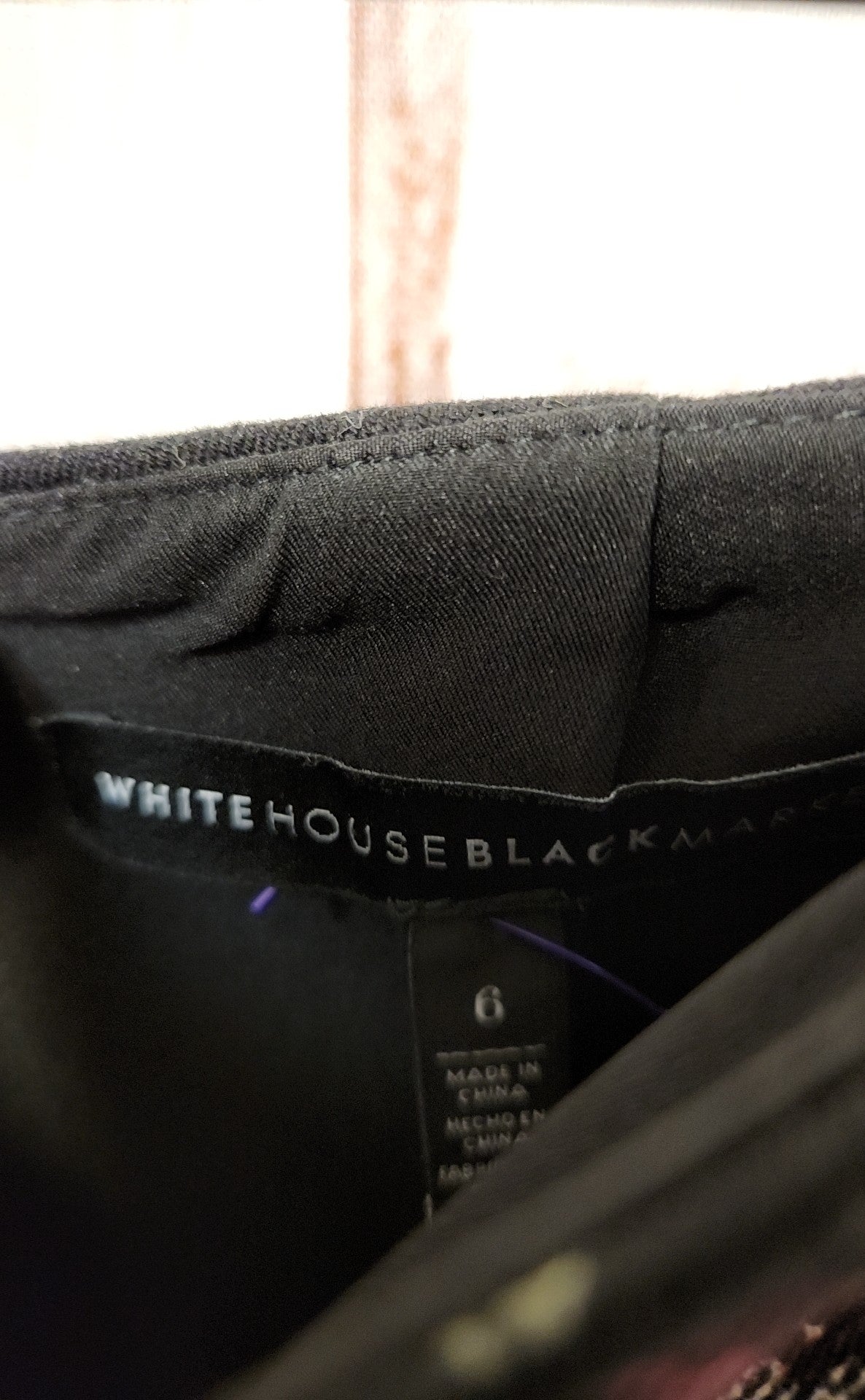 White House Black Market Women's Size 6 Black Floral Skirt