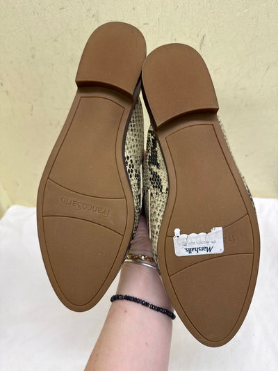 Franco Sarto Women's Size 9 Snakeskin Flats Shoes