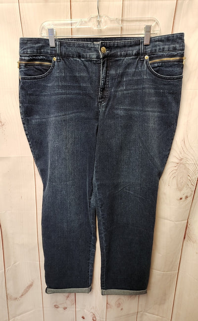 Chico's Women's Size 3 = US 16 Blue Jeans