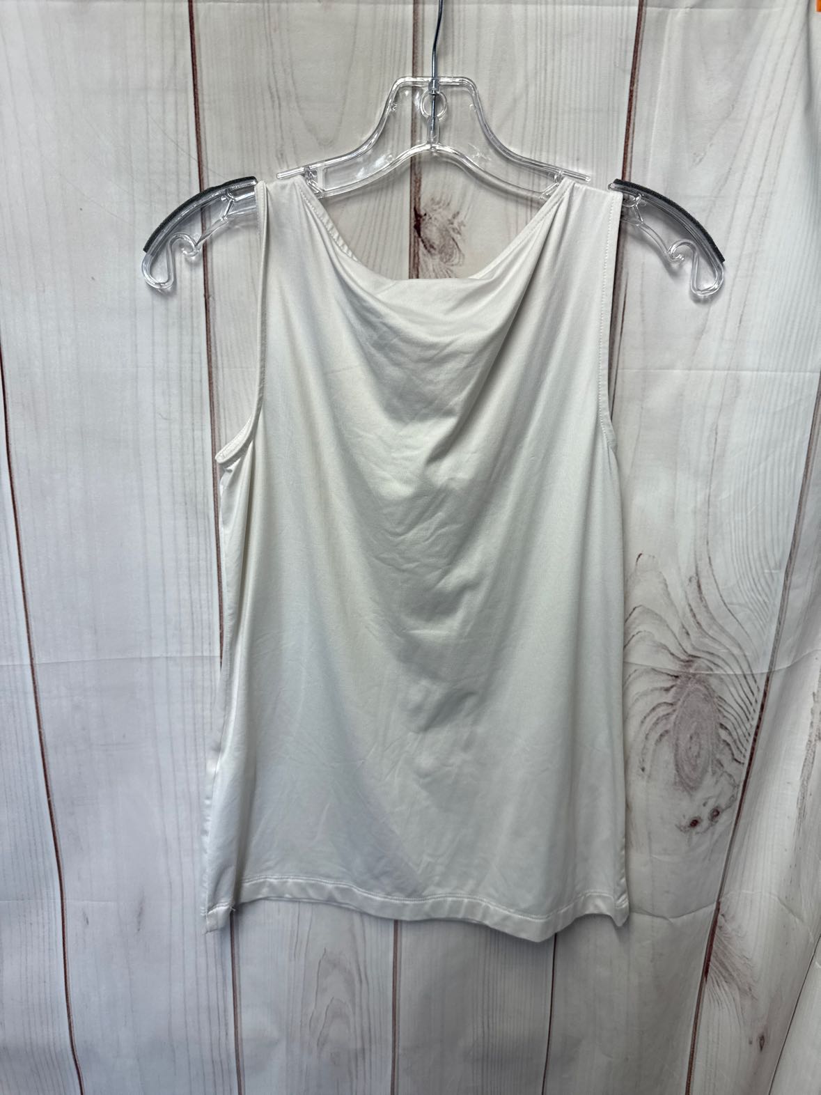 Chico's Women's Size 0 = US S White Sleeveless Top