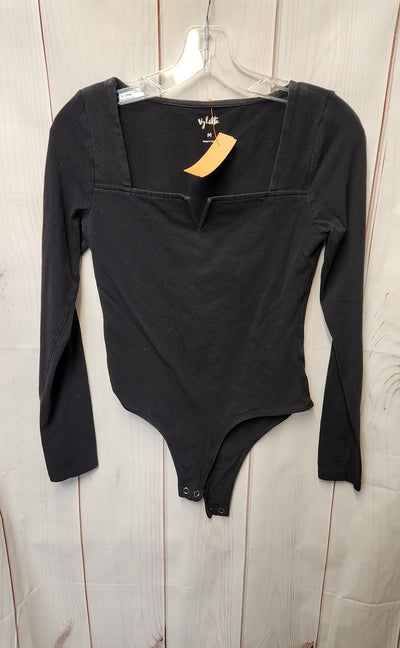 Vylette Women's Size M Black Bodysuit