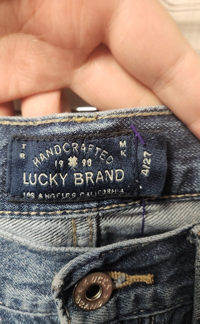 Lucky Brand Women's Size 27 (3-4) Blue Jeans Sienna Slim Boyfriend