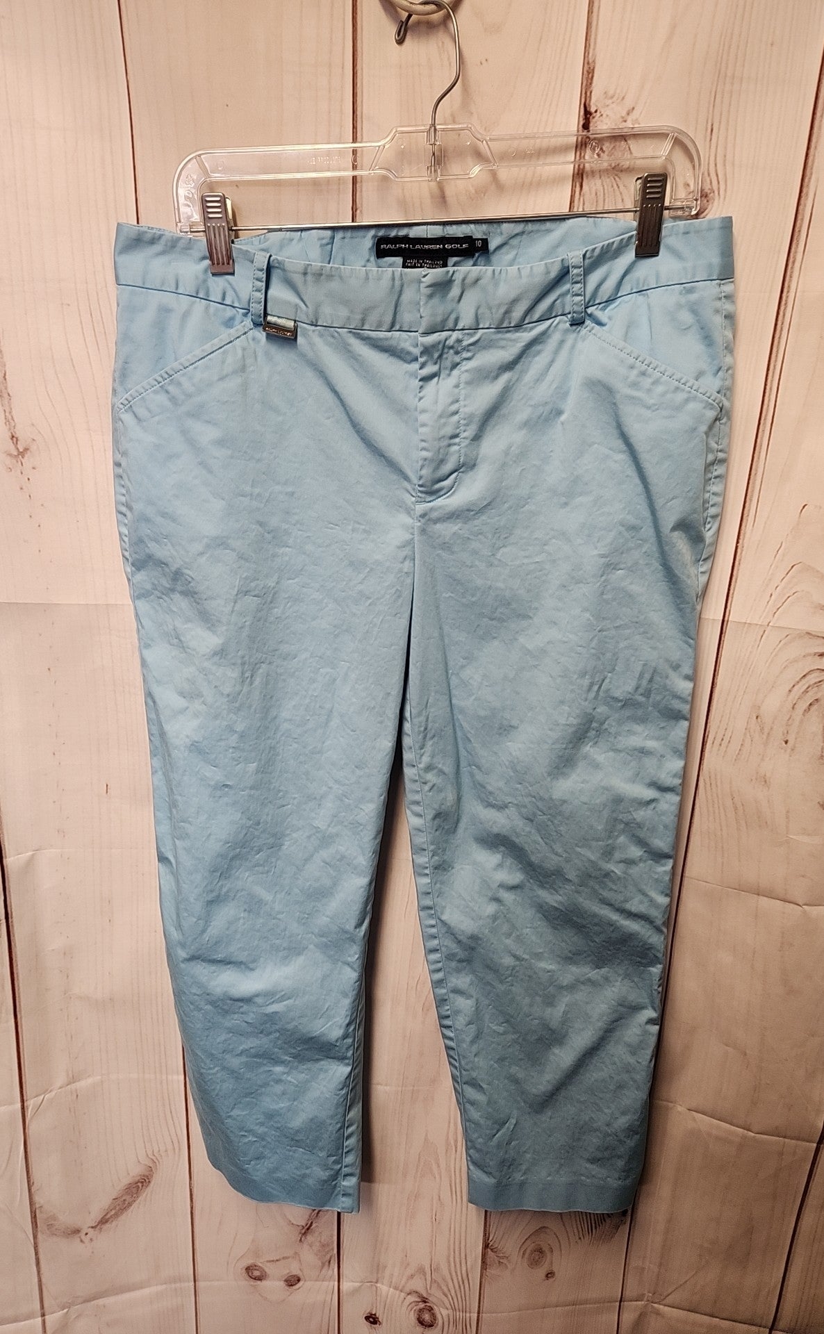 Ralph Lauren Women's Size 10 Light Blue Capris
