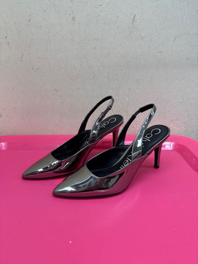 Calvin Klein Women's Size 7 Silver Pumps