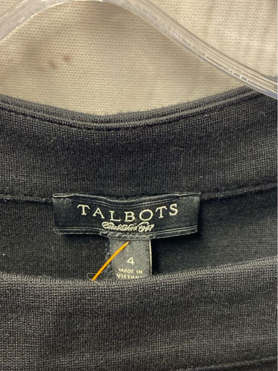 Talbots Women's Size 4 Black Dress