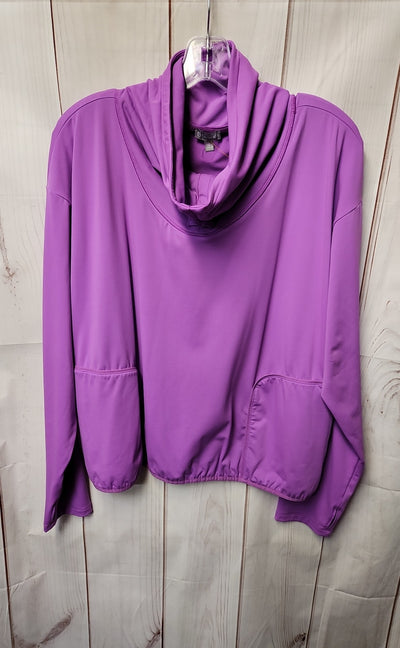 Talbots Women's Size XL Purple Long Sleeve Top