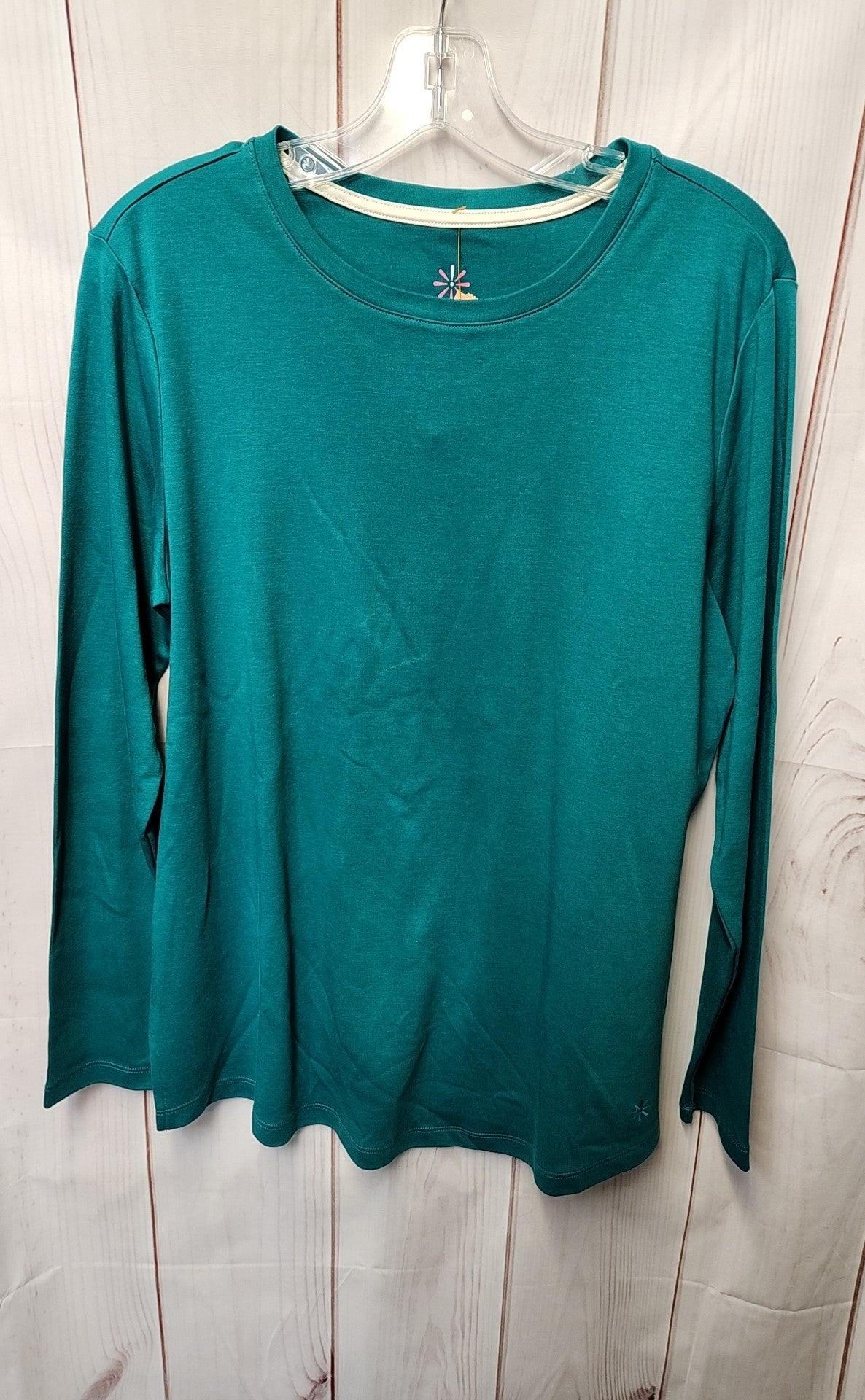 Isaac Mizrahi Live Women's Size M Green Long Sleeve Top