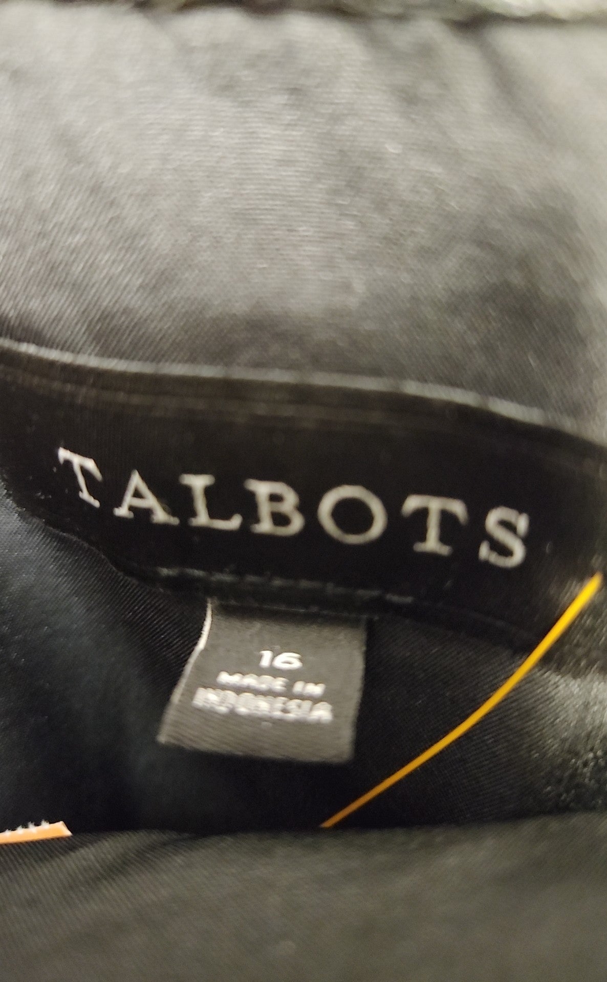 Talbots Women's Size 16 Black & Pink Skirt