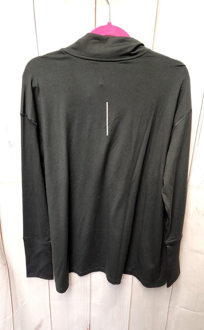 Nike Women's Size 1X Black Long Sleeve Top