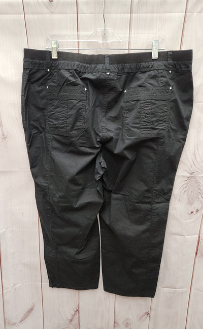 Chico's Women's Size 3 = US 16 Black Pants