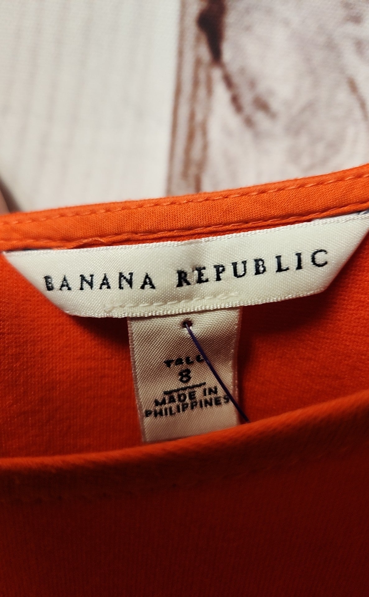 Banana Republic Women's Size 8 Tall Orange Dress