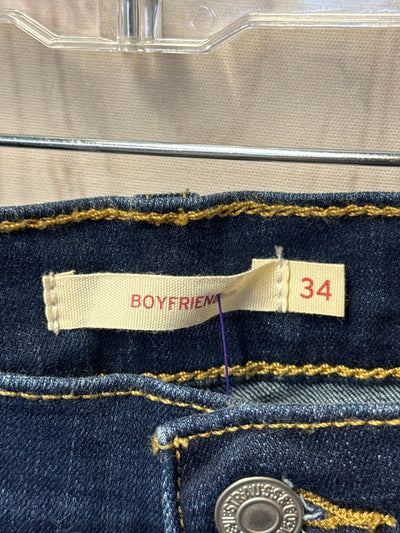 NWT Levis Women's Size 34 (18/1X) Blue Jeans Boyfriend