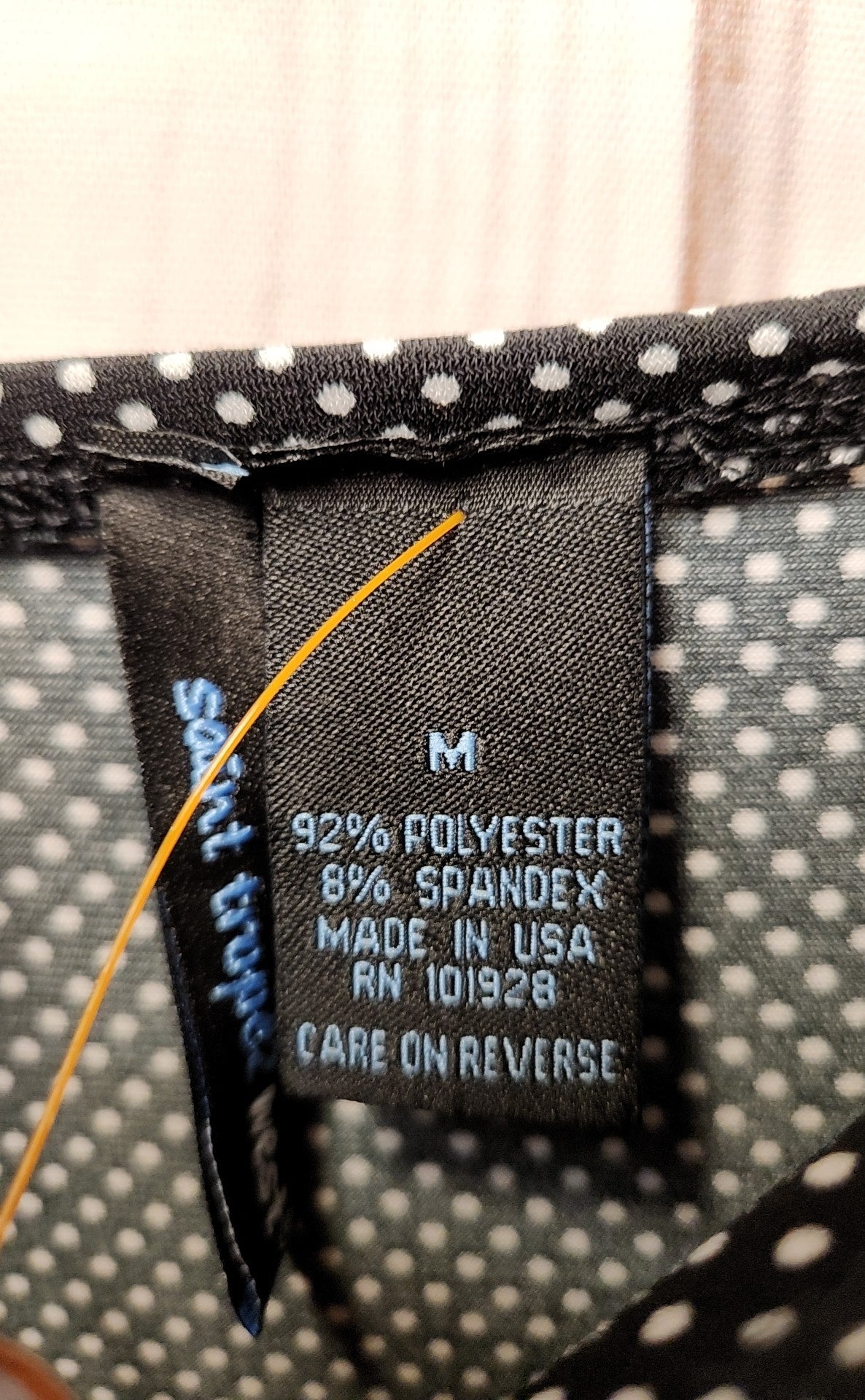 Saint Tropez West Women's Size M Black Polka Dot Skirt