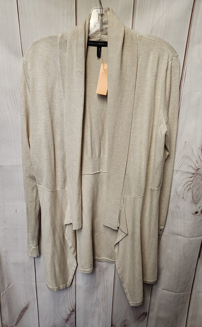 White House Black Market Women's Size M Beige Cardigan