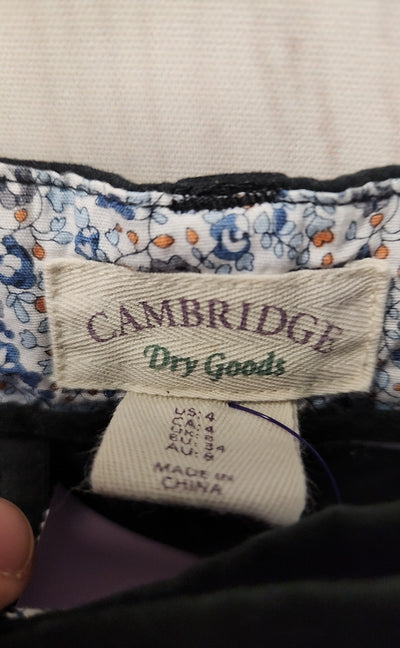 Cambridge Dry Goods Women's Size 4 Black Shorts