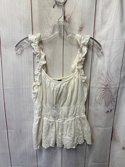 Old Navy Women's Size M White Sleeveless Top